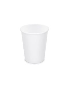 Papírové kelímky-na teplé nápoje, 280 ml,bílé,50ks