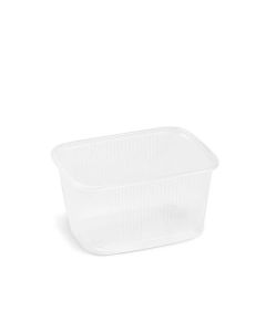 Plast.misky-hranaté,300 ml,10,8x8,1 cm,čiré,100ks