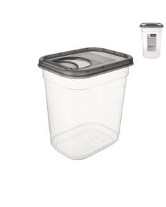 Dóza dávkovací Grey Pantry - plastová, s víkem, 2l