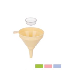 Nálevka - se sítkem,plast,pr.12cm, mix barev,1 ks