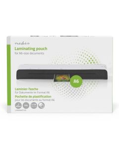 NEDIS laminovací fólie/ formát A6/ 100 mic/ rozměr 154 x 111 mm/ transparentní/ 100 pack