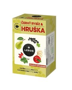 Byl.čaj Leros - Čaj.dýchánek,černý rybíz a hruška