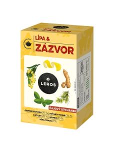 Bylinný čaj Leros - Čaj.dýchánek, lípa a zázvor