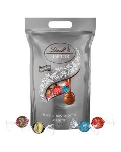 Čokoládové pralinky Lindor - stříbrný mix, 1000 g