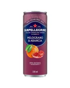 Limo.San Pellegrino-Melograno & Aranciata,24x330ml