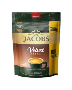 Inst.káva Jacobs - Velvet Crema, XXL refil, 300 g