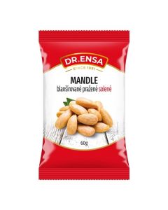 Mandle Dr. Ensa - blanšírované, pražené, solené, 6