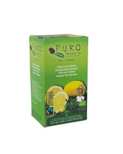Zelený čaj Puro - citron, Fairtrade, Bio, 25x1,5 g