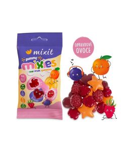 Ovocné Mixies - přírodní želé bonbony, 35 g
