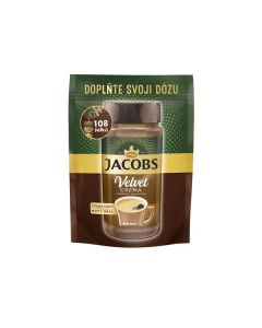 Instantní káva Jacobs - Velvet Crema, refil, 180 g