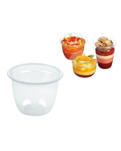 Plast.kelímky dez.Servipack-9,5cm,270ml,čiré,800ks