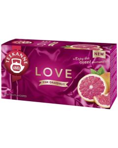 Ovocný čaj Teekanne Love - růžový grep, 20x 2,25g