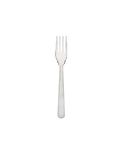 Plast.vidličky Venice - Reuse - 18 cm, čiré,100 ks
