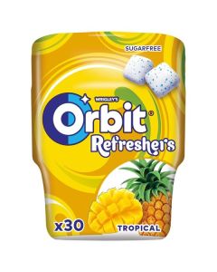 Žvýkačky Orbit Refreshers - tropic, dóza
