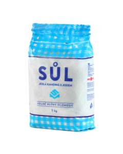 Sůl kamenná s jódem - 1 kg