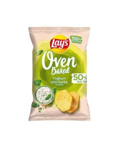 Chipsy Lays - Oven Baked, jogurt a bylinky, 110 g