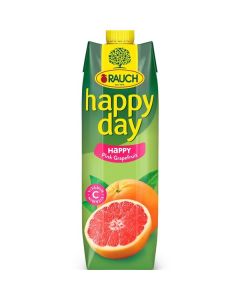 Džus Happy Day - happy růžový grep 1l