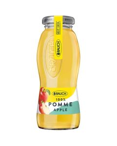 Džus Rauch - 100%, jablko, sklo, 24x 0,2 l