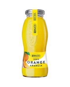 Džus Rauch - 100%, pomeranč, sklo, 24x 0,2 l