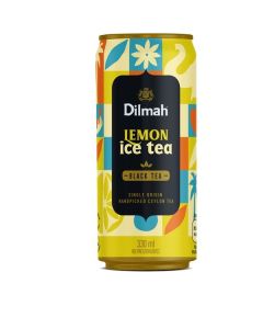 Led.čaj Dilmah - černý s citronem, plech 24x 0,33l