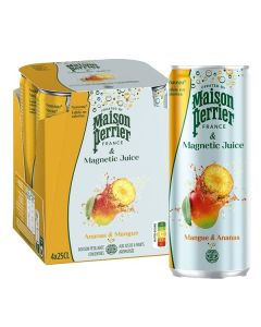 Min.voda Perrier - perlivá,ananas/mango, 4x 0,25l