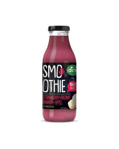 Smoothie DEVA - jahoda ad., 0,3 l, 12 ks