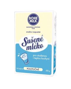 Sušené mléko Bohemilk - 14 %, polotučné, 400 g