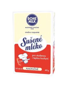 Sušené mléko Bohemilk - 26 %, plnotučné, 400 g