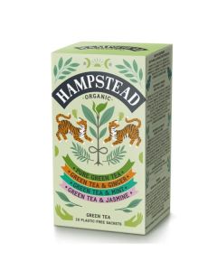 Kolekce zelených čajů Hampstead Tea - bio, 20 ks