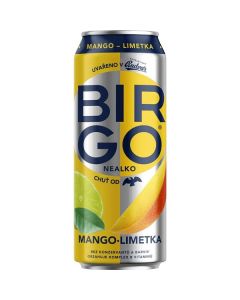 Nealko.pivo BIRGO - mango, limetka,  24 x 0,5 l