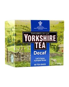 Černý čaj Yorkshire Tea Decaf - bez kofeinu,80x 3g
