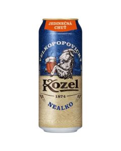 Nealko.pivo Kozel - polotmavé, plech, 24x 0,5 l