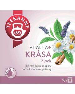 Bylinný čaj Teekanne - Vitalita + krása, 10x 1,75g