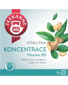 Byl.čaj Teekanne - Vitalita + koncentrace,10x 1,8g