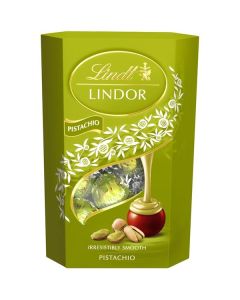 Čokoládové pralinky Lindor - pistácie, 200 g