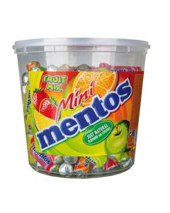 Dražé Mentos mini - žvýkací náplň, mix 120x 10,5 g