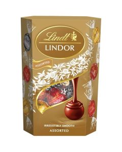 Čokoládové pralinky Lindor - zlatý mix, 200 g