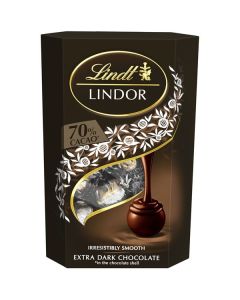 Čokoládové pralinky Lindor - hořké, 200 g
