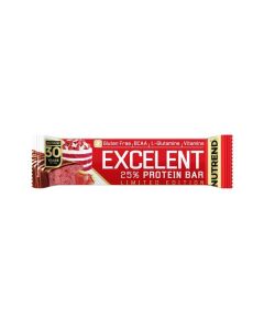 Protein tyčinka Nutrend-Excelent,jahodový dort,85g