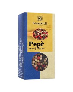 Pepř barevný - celý, bio, 50 g