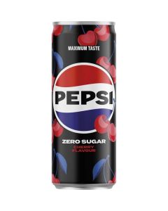 Pepsi Zero Sugar - Cherry, plech, 24x 0,33l