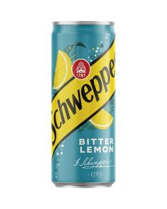 Tonic Schweppes Bitter - Lemon, plech, 24x 0,33l