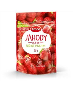 Mrazem sušené ovoce Emco - jahody, 30 g