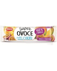 Tyčinka Emco Super ovoce - mango a marakuja, 30 g