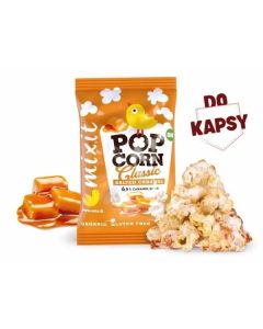 Bio popcorn Mixit - slaný karamel do kapsy