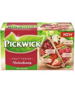 Ov.čaj Pickwick - var. 4 druhů, červené, 20x 1,9 g