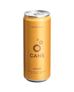 Pramenitá voda Cans - mango, plech, 24x 0,33 l