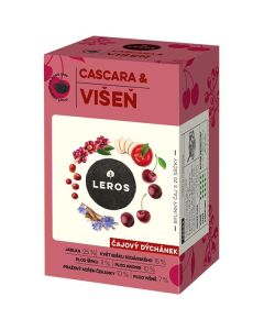 Bylin.čaj Leros-Čajový dých.,višeň cascara,20x2g