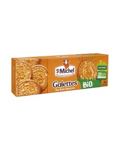 Máslové sušenky St Michel - Galette, Bio, 130 g