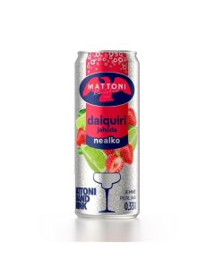 Min.voda Mattoni - Daiquiri jahoda, plech,24x0,33l
